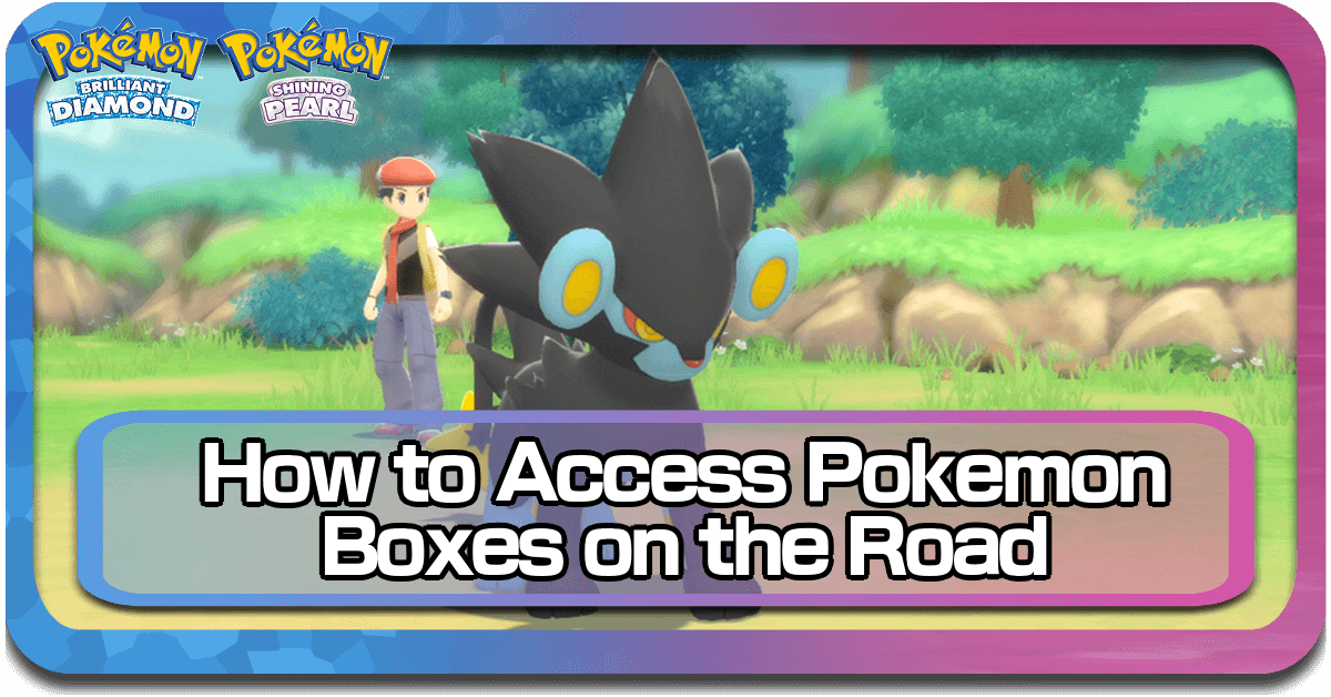 Pokemon BDSP Access Pokemon Boxes