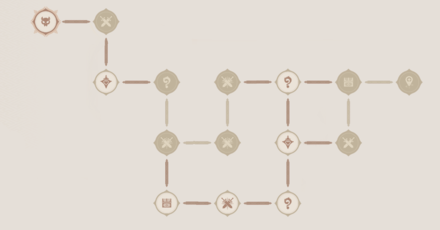 Genshin - Labyrinth Warriors Stage 3 - Floor 1 Map