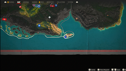 Far Cry 6 - Submerged Note II full map