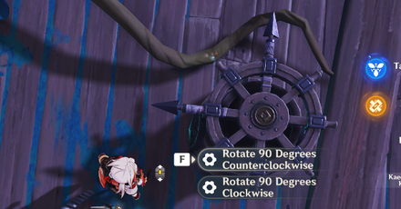 Genshin - Seiraimaru Puzzle - Rotate Wheel