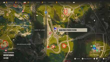 Far Cry 6 - Regime Relics III zoomed map
