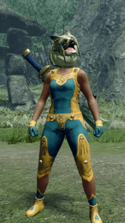 Bombadgy Mask Layered Armor Piece (Separate) (Hunter)