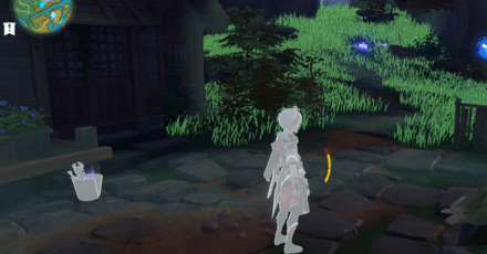 Genshin - Yashiori Island - Use Elemental Sight to Find the Notebooks