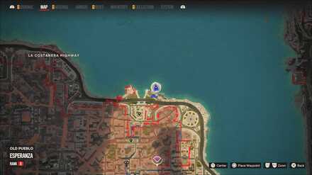 Far Cry 6 - Sword-Crossed Lovers V zoomed map