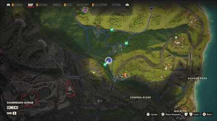 Far Cry 6 - Sword-Crossed Lovers III zoomed map