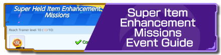 Pokemon UNITE - Super Item Enhancement Missions Event Guide