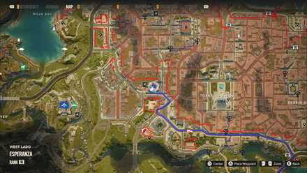 Far Cry 6 - Art Scraps IV zoomed map