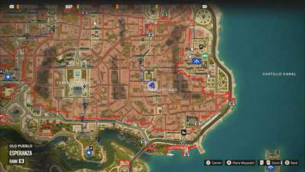 Far Cry 6 - Tour Notes V zoomed map