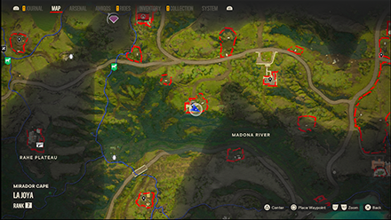 Far Cry 6 - Ghost Stories V zoomed map