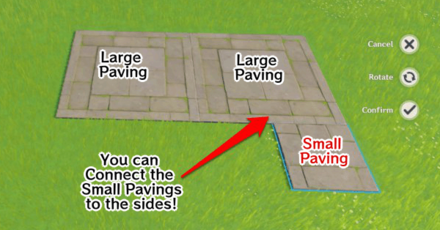 Genshin - How to Connect Large and Small Pavings