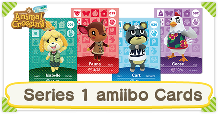 Animal Crossing: New Horizons (ACNH) - Series 1 Amiibo Cards