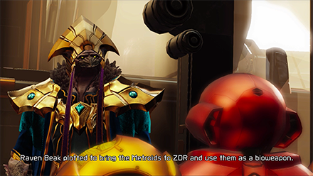 Metroid Dread - Samus and Quiet Robe