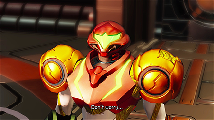 Metroid Dread - Samus says Don