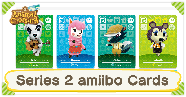 Animal Crossing amiibo Cards - Series 2