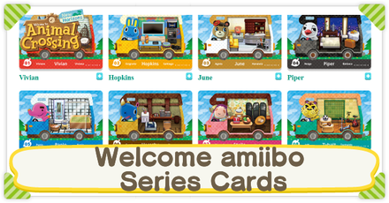 Animal Crossing: New Horizons (ACNH) - Welcome Amiibo Series Cards