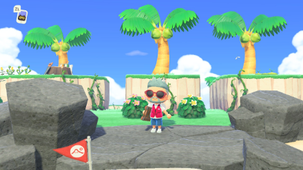 ACNH - Rare Island with Vines