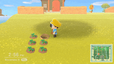 ACNH - Plant and Water Gyroid Fragments on Your Island