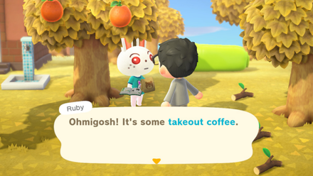 ACNH - Takeout Coffee Gift