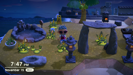 ACNH - Plant Glowing Moss