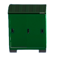 ACNH - The Green version of Storage Shed