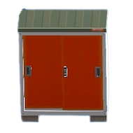The Red version of Storage Shed