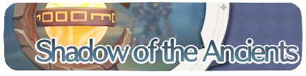 Genshin - Shadow of the Ancients Slim Banner