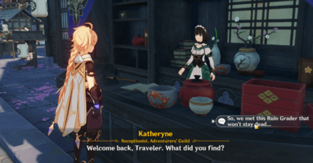 Genshin - Shadow of the Ancients - 4 - Report Back to Katheryne