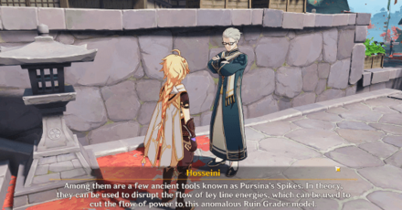 Genshin - Shadow of the Ancients - 6 - Talk to Hosseini to Complete the Quest