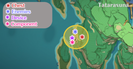 Genshin - Shadow of the Ancients Phase 1 Investigative Surveys - Tatarasuna Locations