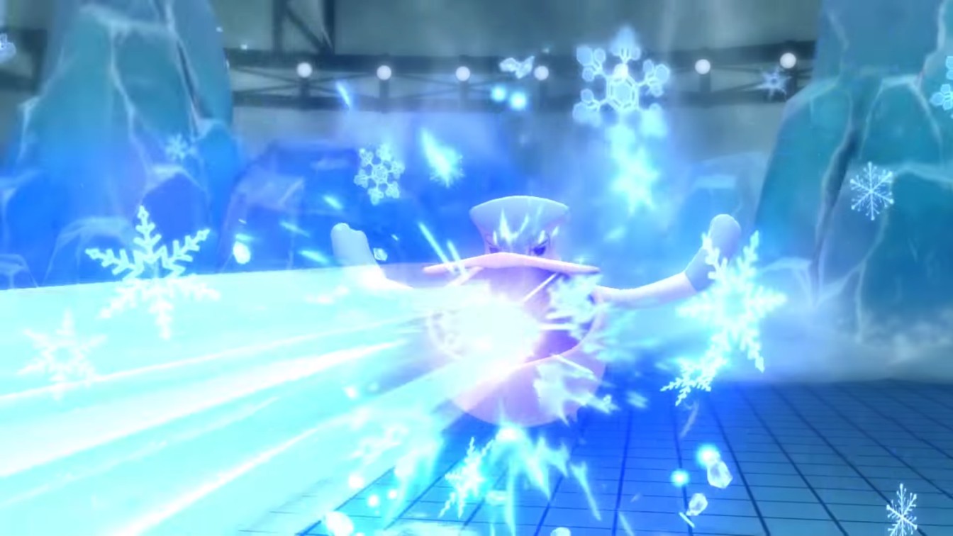 Pokemon BDSP Pelipper Snowpoint Gym