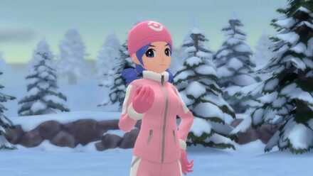 Pokemon BDSP Skier Trainer