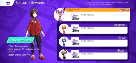 Pokemon UNITE - Ranked Season 1 Reward