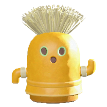 ACNH - Yellow Flutteroid