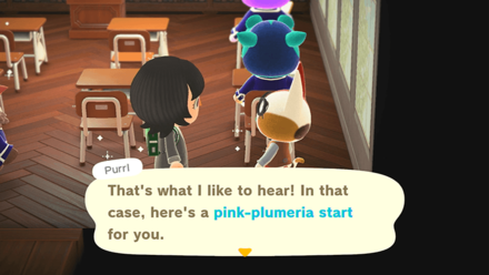 ACNH - Obtain Plumeria Starts