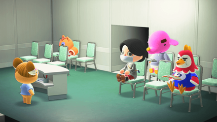 ACNH - Interior of the hospital