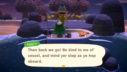 ACNH - Return Home from Boat Tours