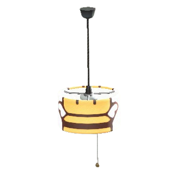 The Custom Design version of Shaded Pendant Lamp