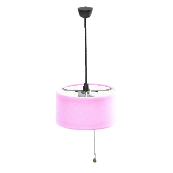 The Pink version of Shaded Pendant Lamp