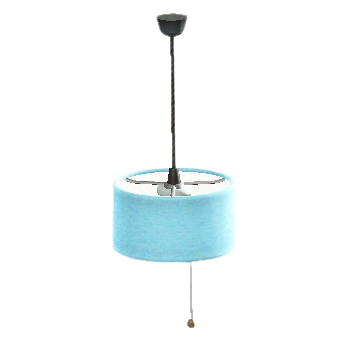The Light Blue version of Shaded Pendant Lamp
