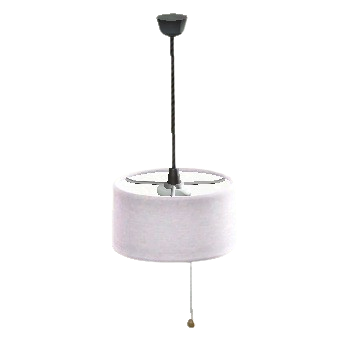 The Light Gray version of Shaded Pendant Lamp