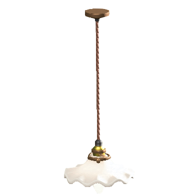 Milk-Glass Lamp Image