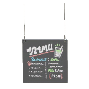 The Café Menu version of Hanging Sign