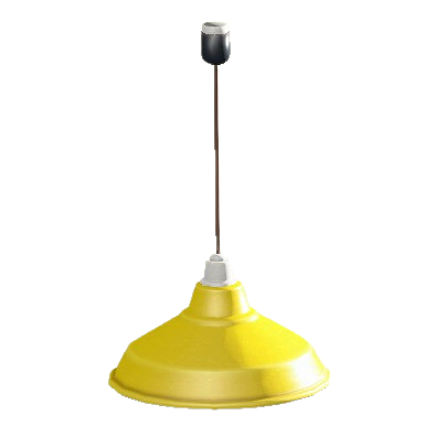 The Yellow version of Enamel Lamp