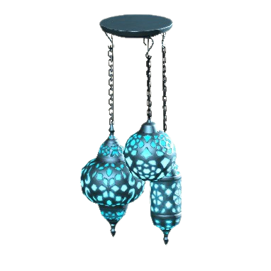 The Blue version of Moroccan Lights