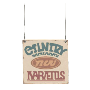 The Vintage Sign version of Hanging Sign