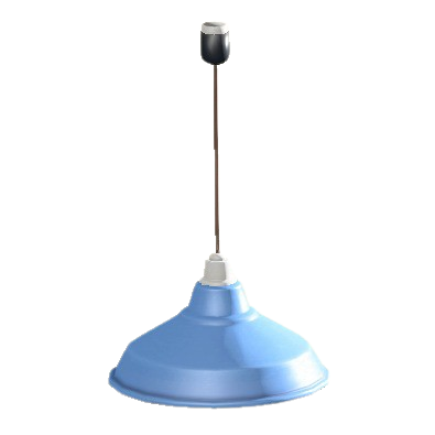 The Blue version of Enamel Lamp