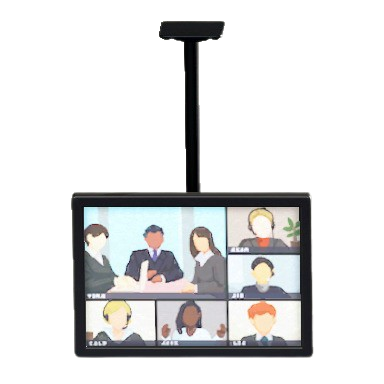 The Video Meeting version of Hanging Monitor