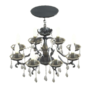 The Silver version of Chandelier