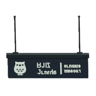 The Black version of Hanging Guide Sign