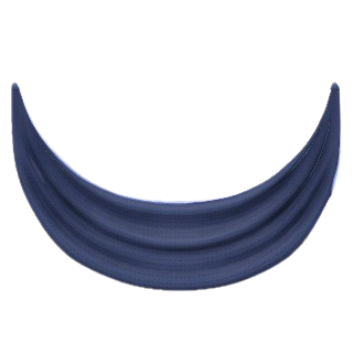 The Navy Blue version of Drapery